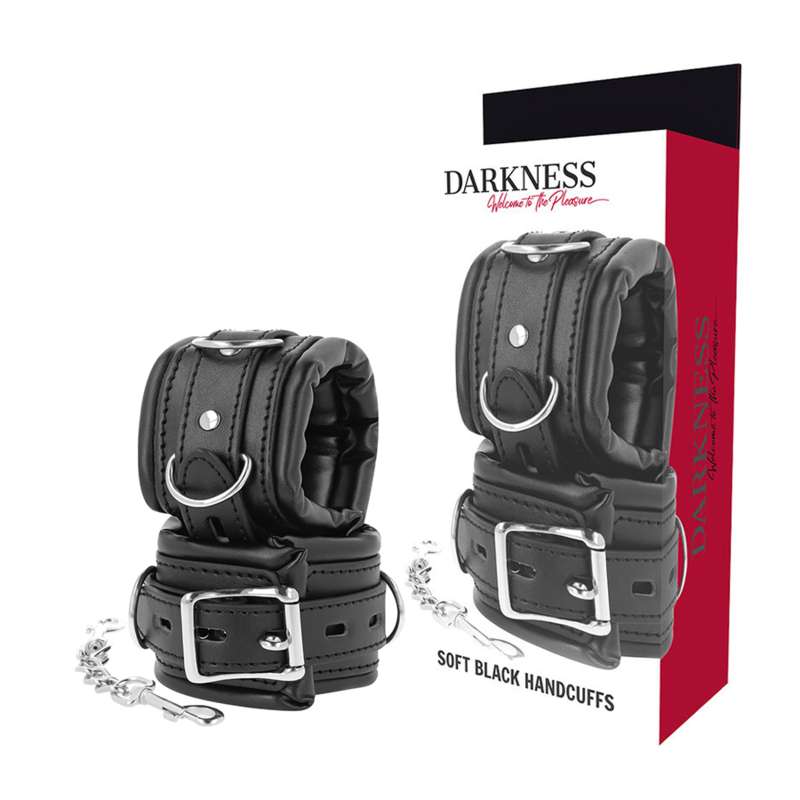DARKNESS - PADDED BDSM HANDCUFFS DARKNESS - PADDED BDSM HANDCUFFS