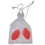 DIABLO PICANTE - 2 VAGINA SHAPED PERFUMED SOAPS RED