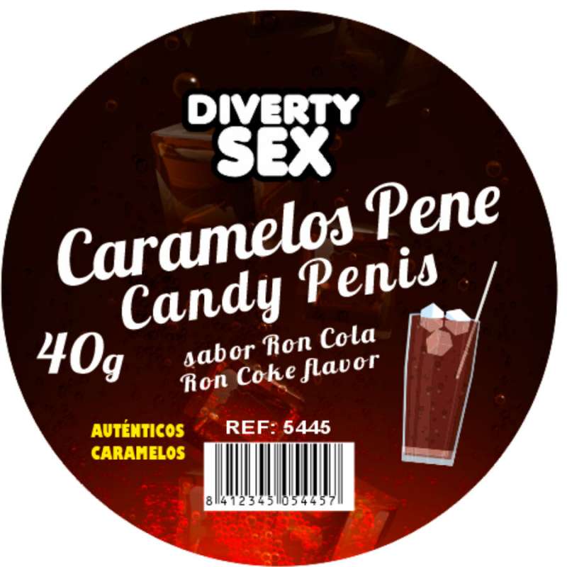 DIABLO PICANTE - 20 RON COLA FLAVORED PENIS CANDIES DIABLO PICANTE - 20 RON COLA FLAVORED PENIS CANDIES