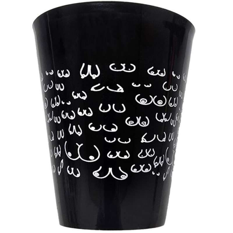 DIABLO PICANTE - BLACK CUP 500 ML WITH WHITE BOOBS