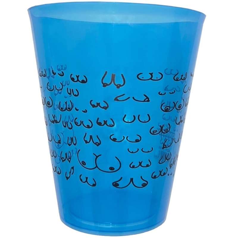 DIABLO PICANTE - BLUE CUP 500 ML WITH BLACK BOOBS DIABLO PICANTE - BLUE CUP 500 ML WITH BLACK BOOBS