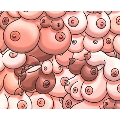 DIABLO PICANTE - COLOR MOUSE PAD WITH BOOBS DESIGN