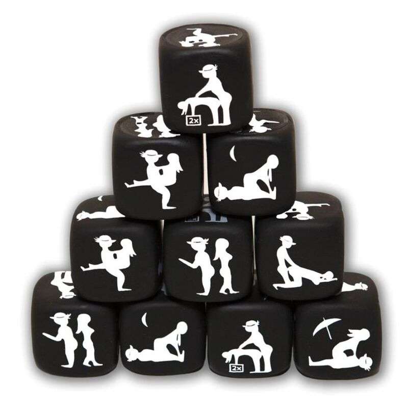 DIABLO PICANTE - DICE GAME OF POSTURE BLACK DIABLO PICANTE - DICE GAME OF POSTURE BLACK