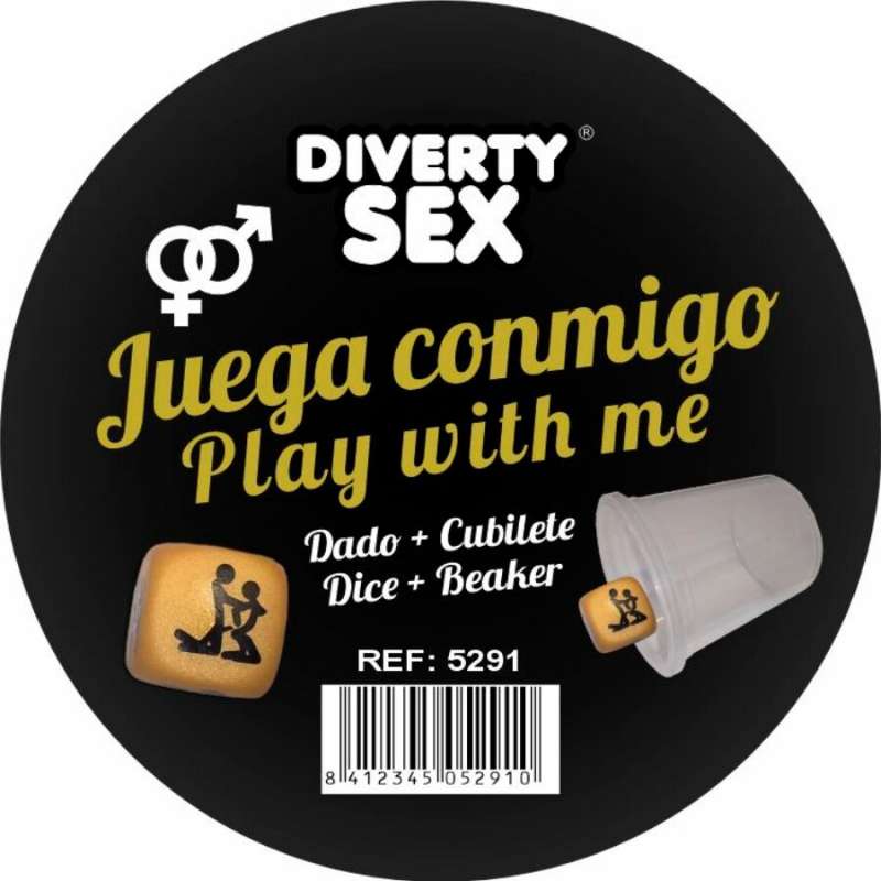 DIABLO PICANTE - GOLDEN HARD DICE WITH POSITIONS AND CUBE DIABLO PICANTE - GOLDEN HARD DICE WITH POSITIONS AND CUBE