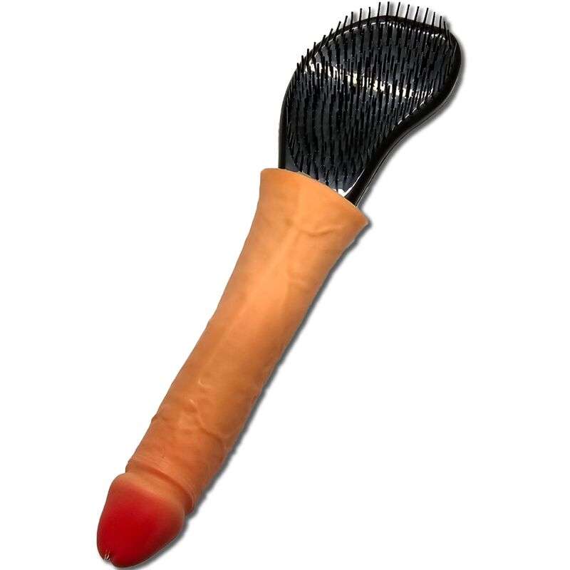 DIABLO PICANTE - HAIR BRUSH WITH PENIS AT THE TIP DIABLO PICANTE - HAIR BRUSH WITH PENIS AT THE TIP