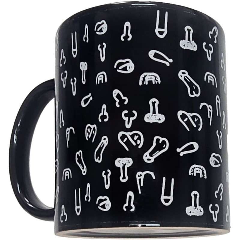 DIABLO PICANTE - PENIS MUG BLACK 370 ML DIABLO PICANTE - PENIS MUG BLACK 370 ML