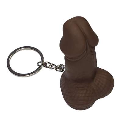 DIABLO PICANTE - PENIS SHAPED WHISTLE KEYRING MULATTO COLOR