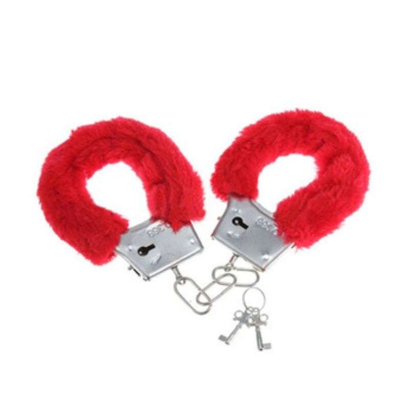 DIABLO PICANTE - PLEASURE FURRY HANDCUFFS RED DIABLO PICANTE - PLEASURE FURRY HANDCUFFS RED