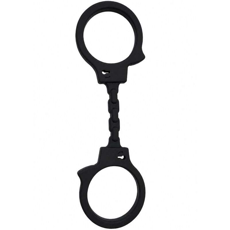 DIABLO PICANTE - SILICONE HANDCUFFS BLACK