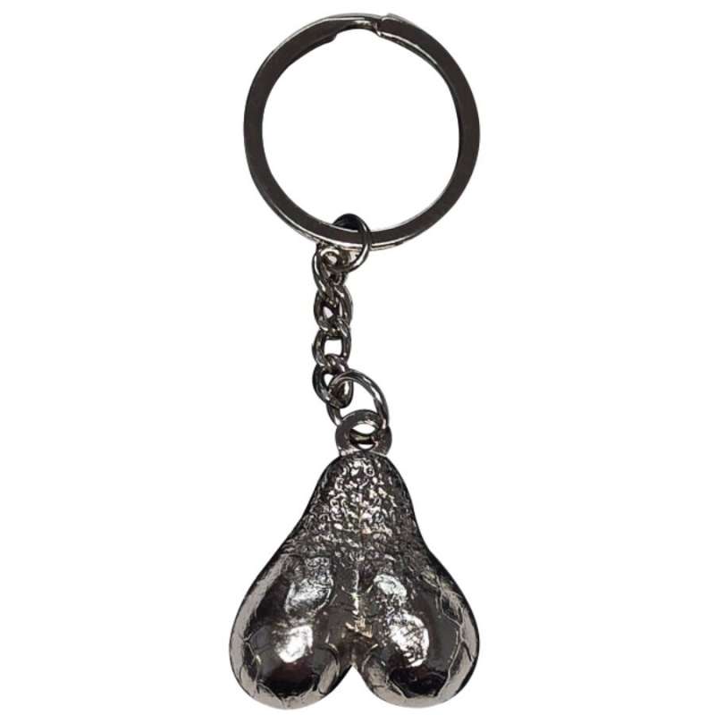 DIABLO PICANTE - SILVER EGGS METAL KEYCHAIN DIABLO PICANTE - SILVER EGGS METAL KEYCHAIN