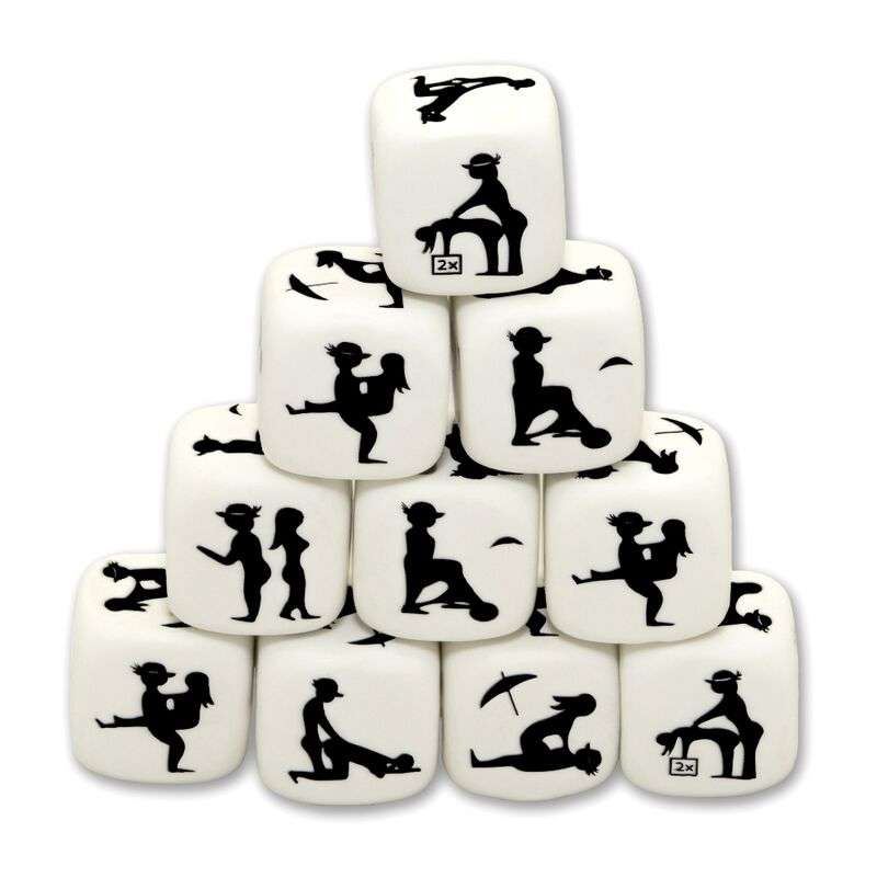 DIABLO PICANTE - WHITE POSING DICE DIABLO PICANTE - WHITE POSING DICE