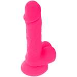 DIVERSIA - FLEXIBLE VIBRATING DILDO PINK 20.5 CM -O- 4.2 CM
