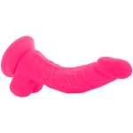 DIVERSIA - FLEXIBLE VIBRATING DILDO PINK 21.5 CM -O- 4.5 CM