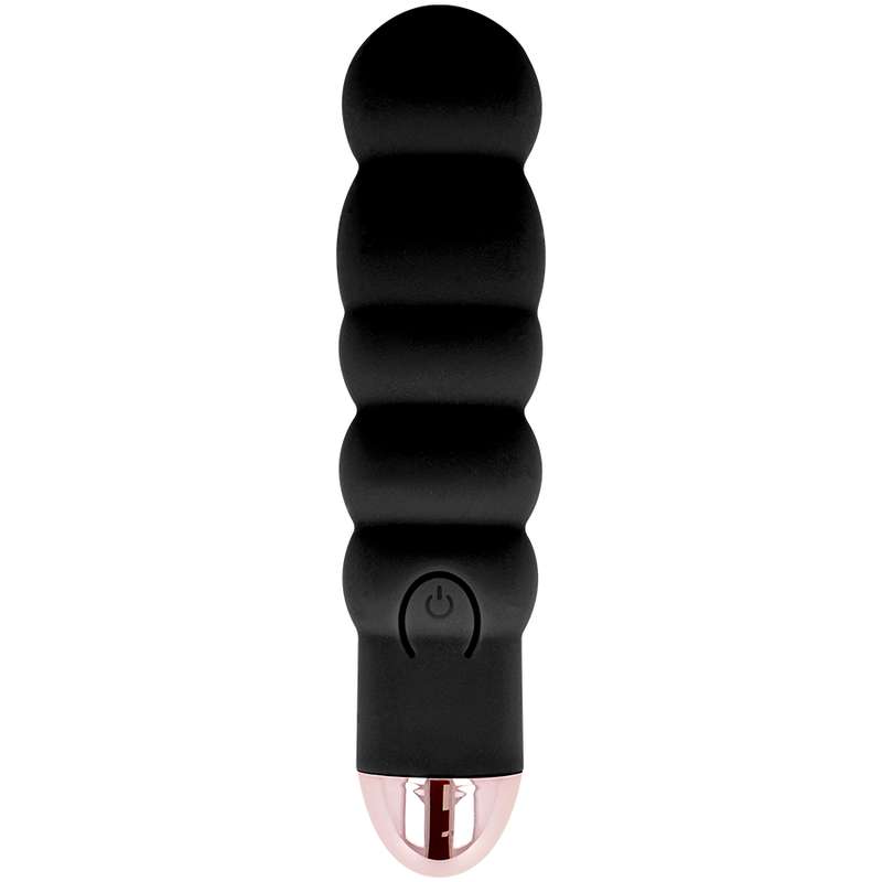 DOLCE VITA - RECHARGEABLE VIBRATOR SIX BLACK 7 SPEEDS DOLCE VITA - RECHARGEABLE VIBRATOR SIX BLACK 7 SPEEDS