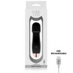 DOLCE VITA - RECHARGEABLE VIBRATOR THREE BLACK 7 SPEED