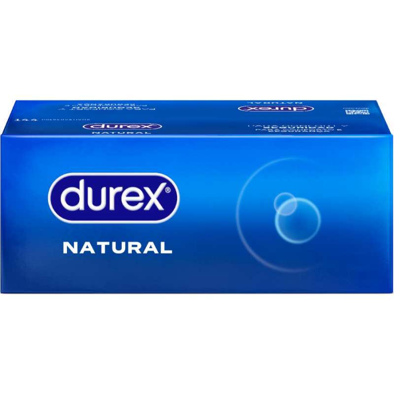 DUREX - NATURAL CONDOMS 144 UNITS DUREX - NATURAL CONDOMS 144 UNITS