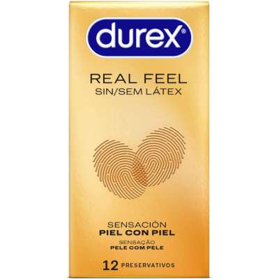 DUREX - REAL FEEL CONDOMS WITHOUT LATEX 12 UNITS DUREX - REAL FEEL CONDOMS WITHOUT LATEX 12 UNITS