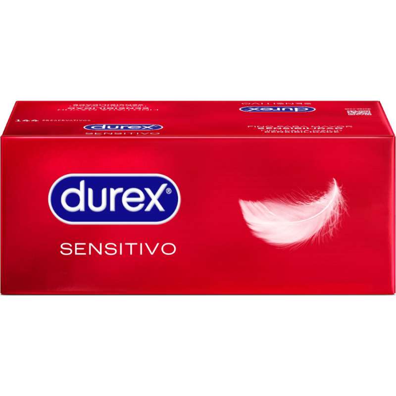 DUREX - SENSITIVE CONDOMS 144 UNITS DUREX - SENSITIVE CONDOMS 144 UNITS