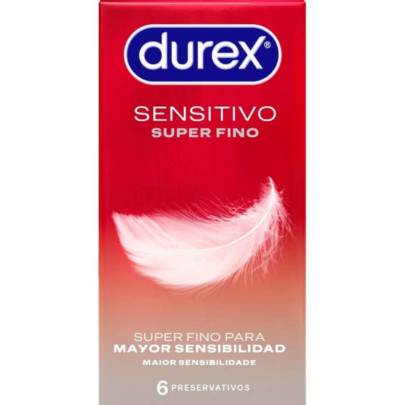 DUREX - SUPER THIN SENSITIVE 6 UNITS DUREX - SUPER THIN SENSITIVE 6 UNITS