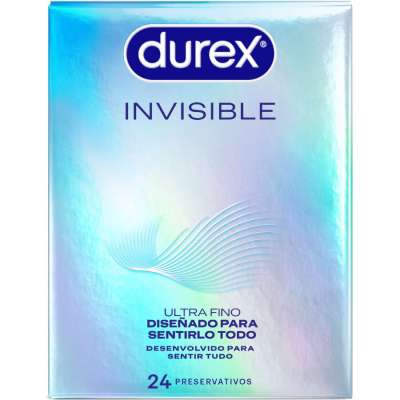 DUREX - ULTRA THIN INVISIBLE CONDOMS 24 UNITS