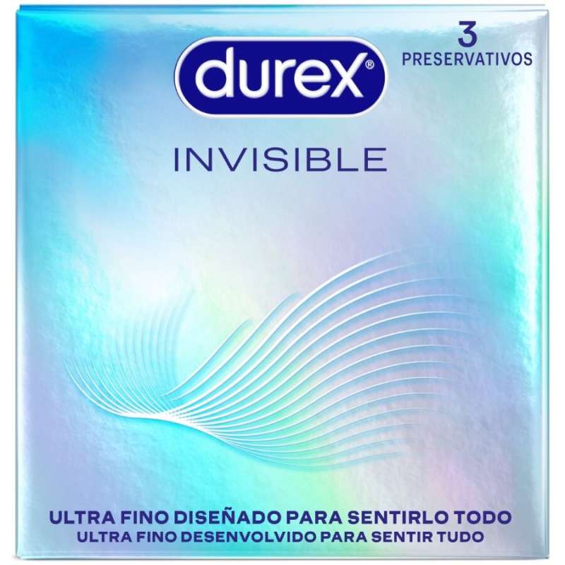 DUREX - ULTRA THIN INVISIBLE CONDOMS 3 UNITS DUREX - ULTRA THIN INVISIBLE CONDOMS 3 UNITS