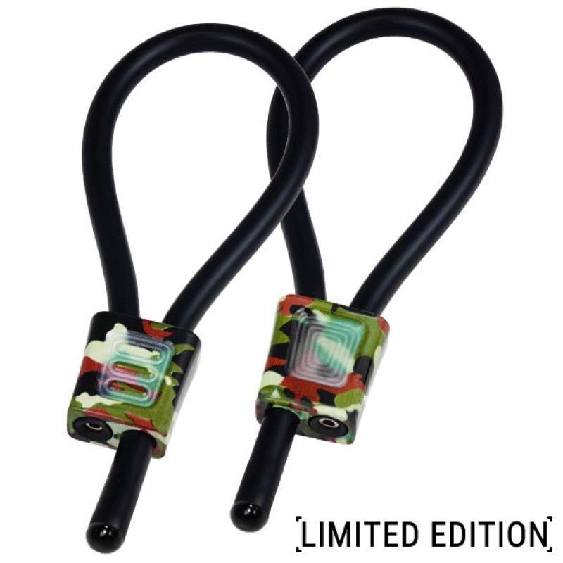 ELECTRASTIM - Prestige Electraloops säädettävä Cock renkaat Camouflage