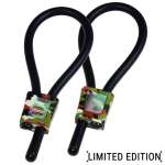 ELECTRASTIM - Prestige Electraloops säädettävä Cock renkaat Camouflage