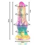 EPIC - Iris dildo Rainbow Testicles