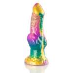 EPIC - IRIS DILDO WITH RAINBOW TESTICLES OF PLEASURE