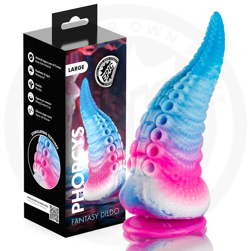 EPIC - PHORCYS BLUE TENTACLE DILDO LARGE SIZE