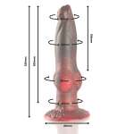 EPIC - PROMETHEUS TITAN FLAME RECHARGEABLE REMOTE CONTROL DILDO