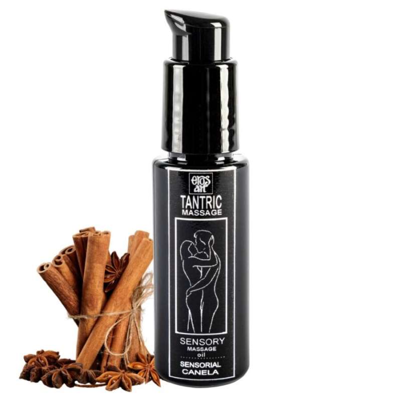EROS-ART - NATURAL TANTRIC MASSAGE OIL AND APHRODISIAC CINNAMON 30 ML