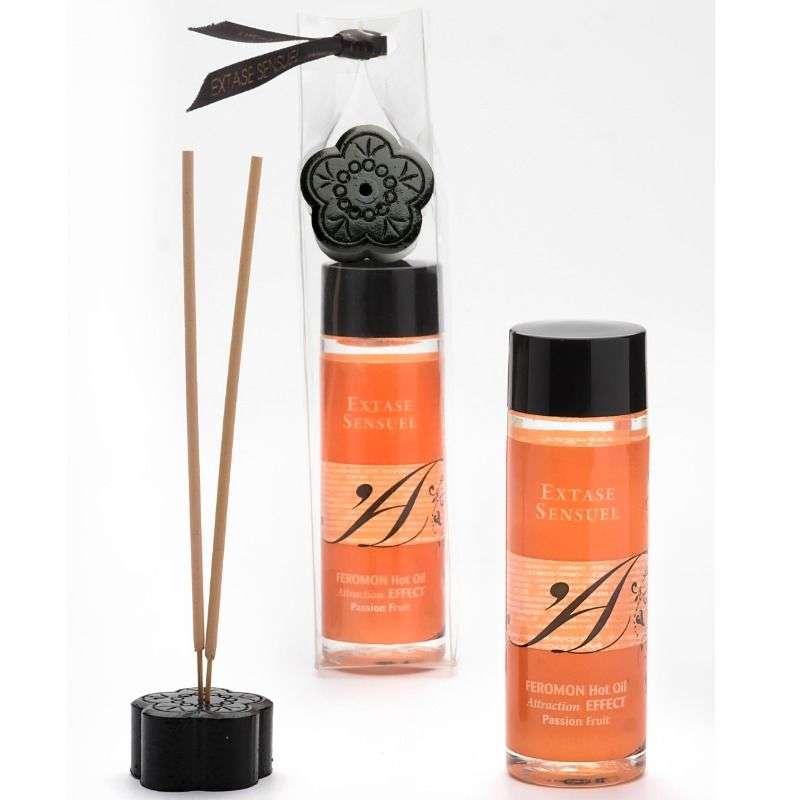 EXTASE SENSUAL - HEAT EFFECT MASSAGE OIL WITH PASSION FRUIT PHEROMONES 100 ML EXTASE SENSUAL - HEAT EFFECT MASSAGE OIL WITH PASSION FRUIT PHEROMONES 100 ML
