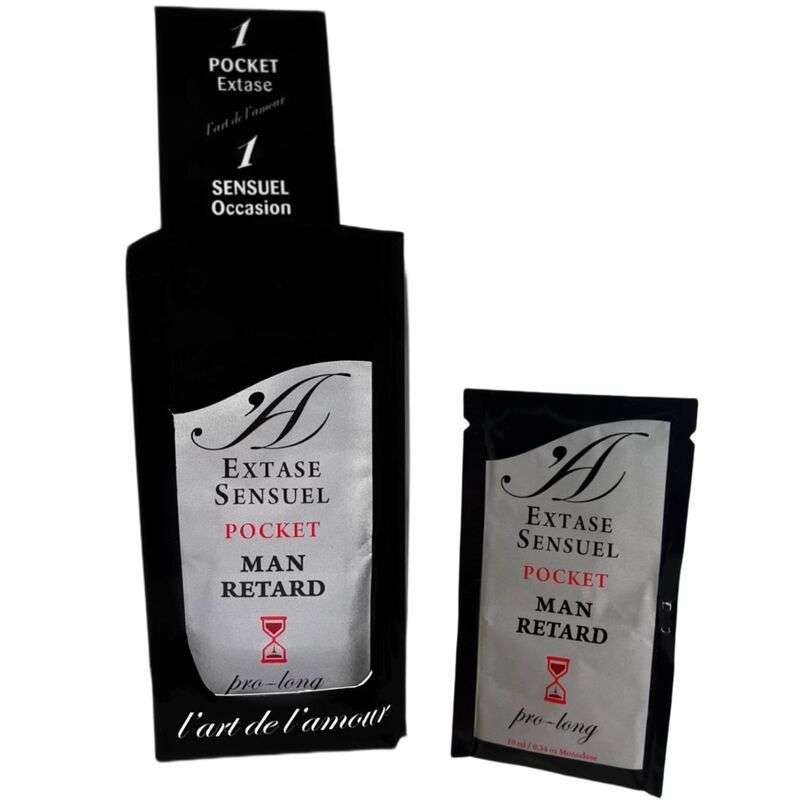 EXTASE SENSUAL - MALE RETARDANT POCKET 10 ML EXTASE SENSUAL - MALE RETARDANT POCKET 10 ML