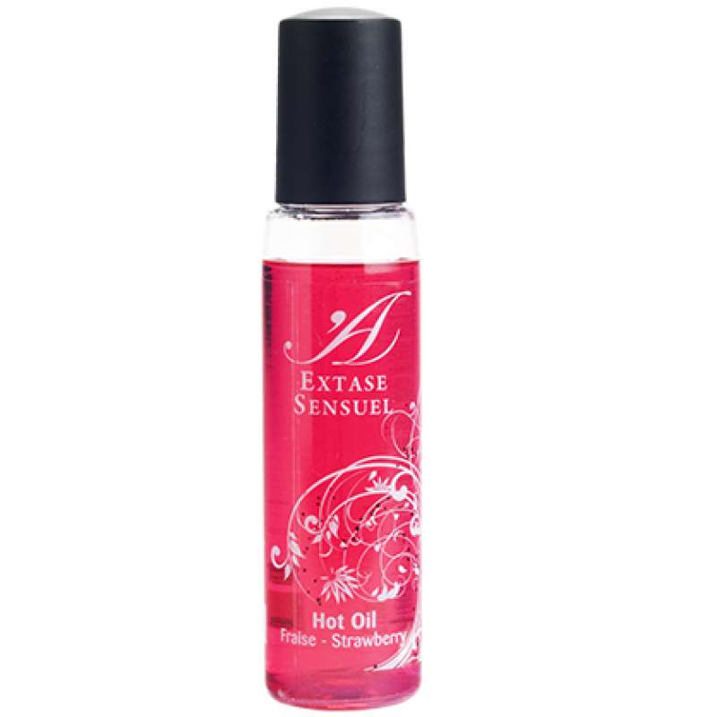 EXTASE SENSUAL - STRAWBERRY STIMULATING OIL HEAT TRIP 35 ML EXTASE SENSUAL - STRAWBERRY STIMULATING OIL HEAT TRIP 35 ML