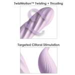 FANTASY FOR HER - FANTASY TWIST VIBRATOR TWISTMOTION WITH ROTATION AND PUSHING PURPLE