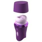 FANTASY FOR HER - LUSH KISS PLUSH PURPLE SUCTION & LICKING CLITORAL STIMULATOR