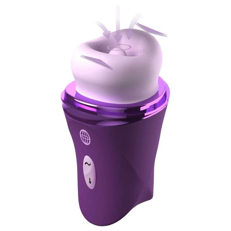 FANTASY FOR HER - LUSH KISS PLUSH PURPLE SUCTION & LICKING CLITORAL STIMULATOR