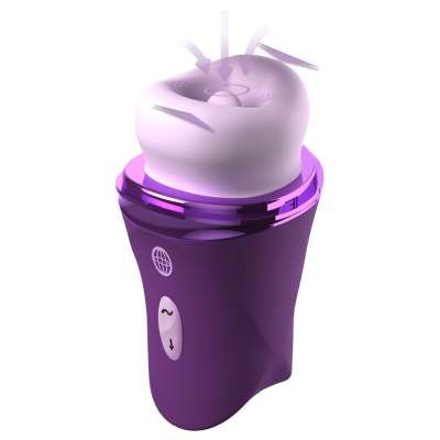 FANTASY FOR HER - LUSH KISS PLUSH PURPLE SUCTION & LICKING CLITORAL STIMULATOR