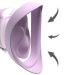 FANTASY FOR HER - VELOURA TOUCH PLEASURE PUMP INTIMATE PUMP WITH SUCTION AND VIBRATION PURPLE