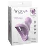 FANTASY FOR HER - VELOURA TOUCH PLEASURE PUMP INTIMATE PUMP WITH SUCTION AND VIBRATION PURPLE