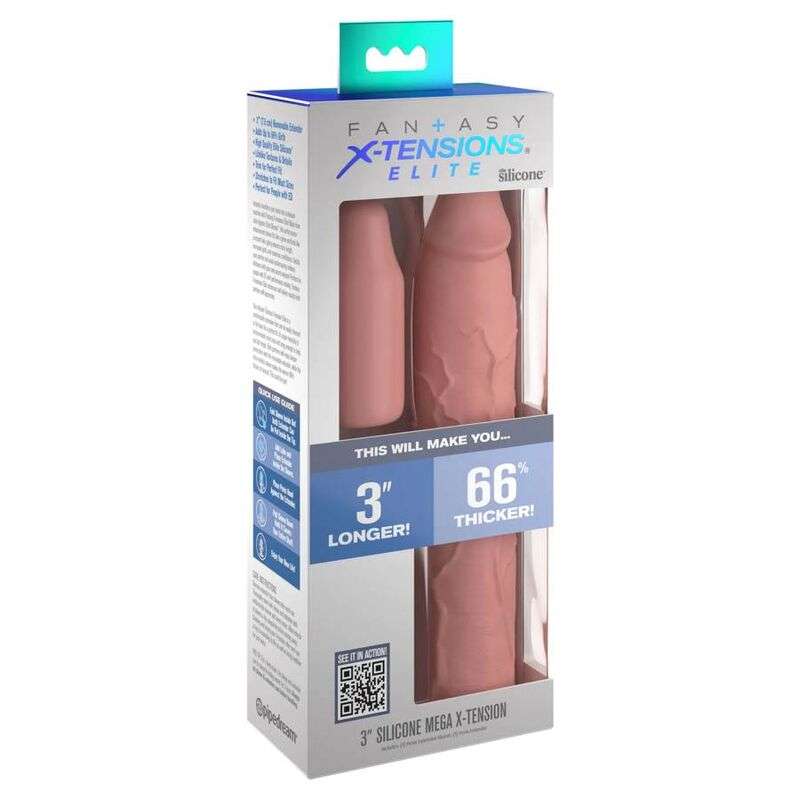 FANTASY X- TENSIONS - PIPEDREAMS SLEEVE 22,86 CM + 7,62 CM PLUG SKIN FANTASY X- TENSIONS - PIPEDREAMS SLEEVE 22,86 CM + 7,62 CM PLUG SKIN