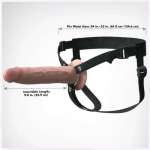 FANTASY X-TENSIONS - ELITE REALISTIC HOLLOW STRAP-ON 24.1 CM