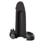 FANTASY X-TENSIONS - VIBRATING REAL FEEL 5CM PENIS EXTENSION SLEEVE BLACK