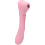 FEMINTIMATE - DAISY MASSAGER SUCTION AND VIBRATOR PINK