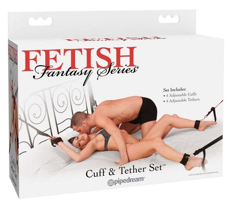 Fetish Fantasy Cuff ja Tether setti