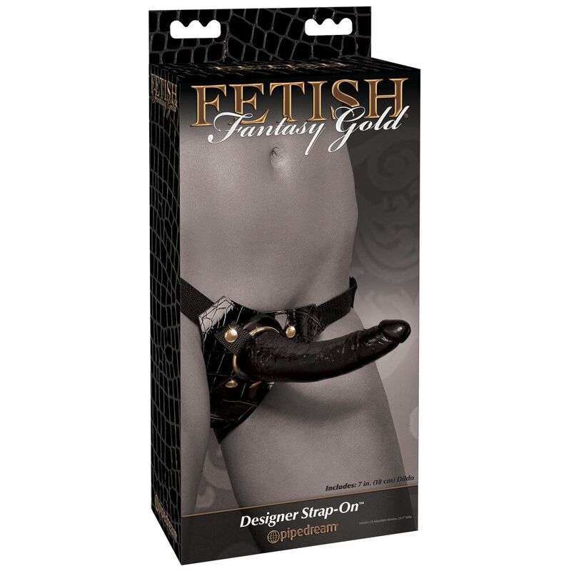 FETISH FANTASY GOLD - DESIGNER STRAP-ON FETISH FANTASY GOLD - DESIGNER STRAP-ON