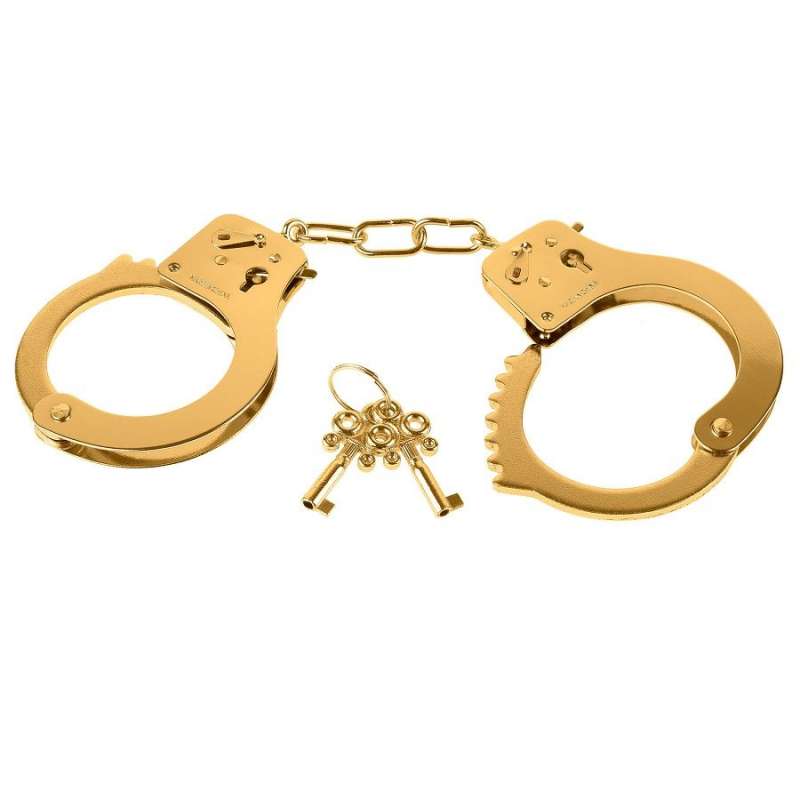 FETISH FANTASY GOLD - METAL CUFFS FETISH FANTASY GOLD - METAL CUFFS