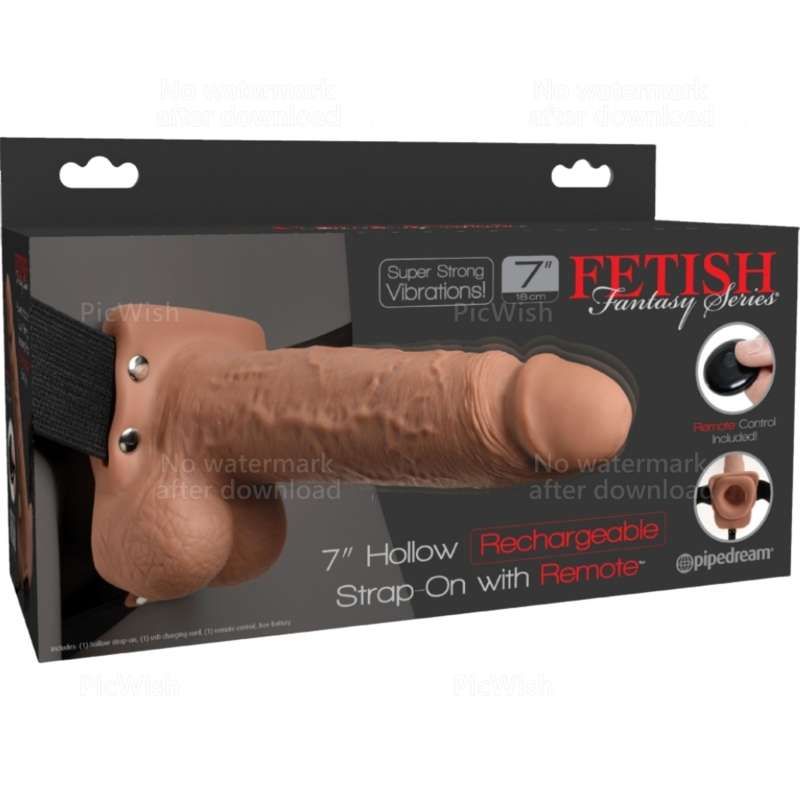 FETISH FANTASY SERIES - ADJUSTABLE HARNESS REALISTIC PENIS WITH BALLS RECHARGEABLE AND VIBRATOR 17.8 CM FETISH FANTASY SERIES - ADJUSTABLE HARNESS REALISTIC PENIS WITH BALLS RECHARGEABLE AND VIBRATOR 17.8 CM