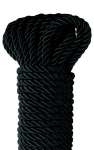 FETISH FANTASY SERIES - BLACK DELUXE SILK ROPE 9.75 M